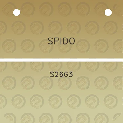 spido-s26g3