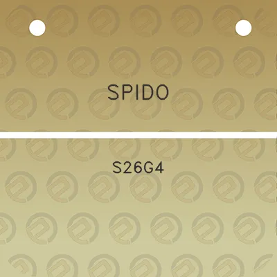 spido-s26g4