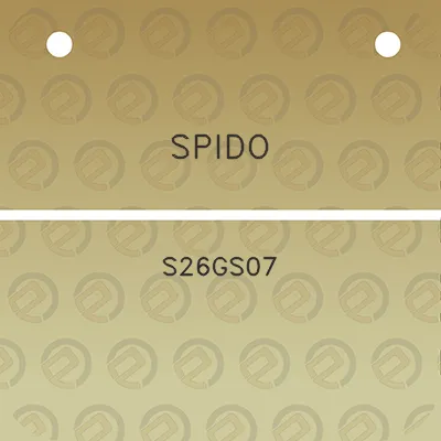 spido-s26gs07