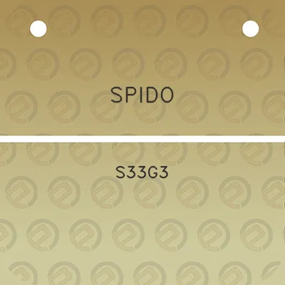 spido-s33g3