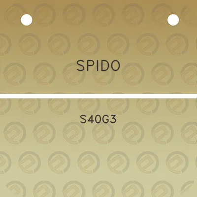 spido-s40g3