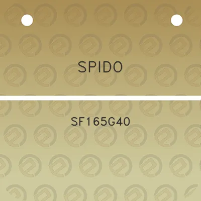 spido-sf165g40