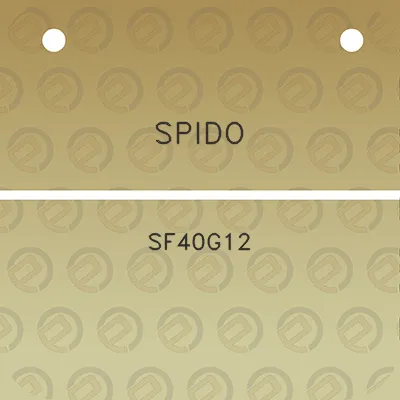 spido-sf40g12