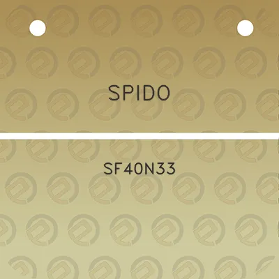 spido-sf40n33