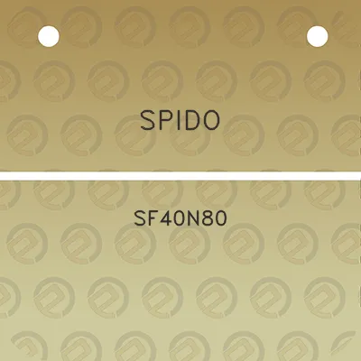 spido-sf40n80