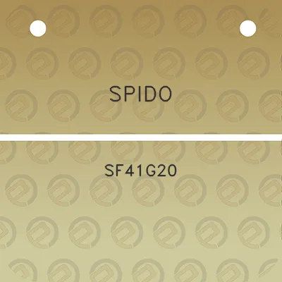 spido-sf41g20