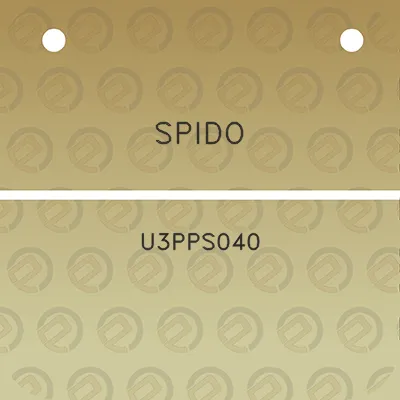 spido-u3pps040