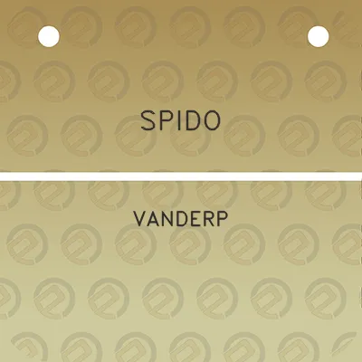 spido-vanderp