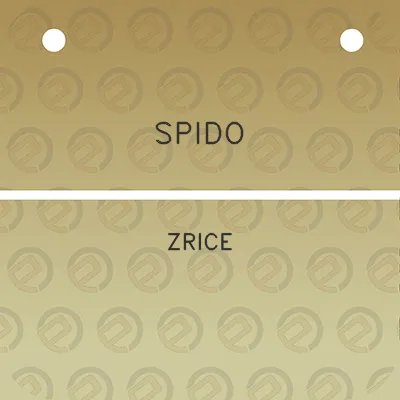 spido-zrice