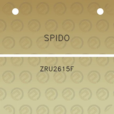 spido-zru2615f