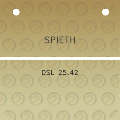 spieth-dsl-2542