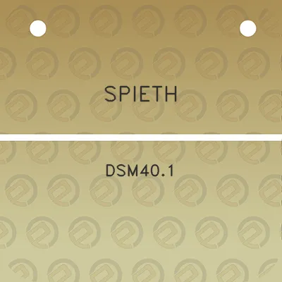 spieth-dsm401