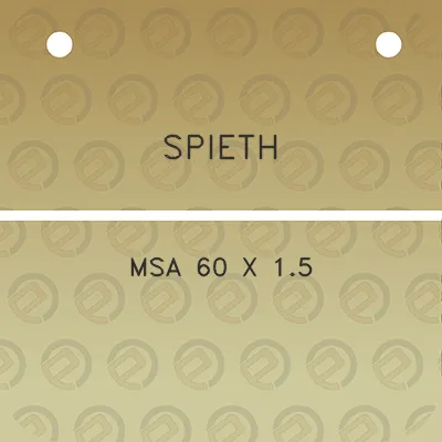 spieth-msa-60-x-15