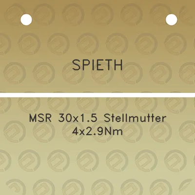 spieth-msr-30x15-stellmutter-4x29nm