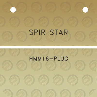 spir-star-hmm16-plug