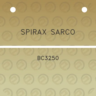 spirax-sarco-bc3250