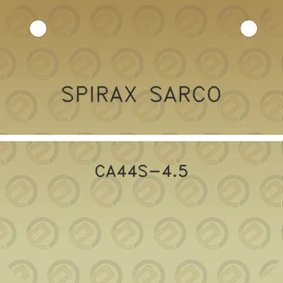 spirax-sarco-ca44s-45