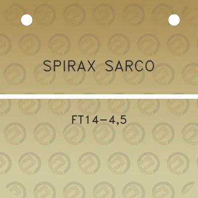 spirax-sarco-ft14-45