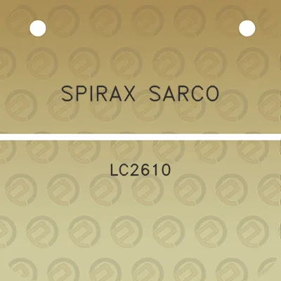 spirax-sarco-lc2610