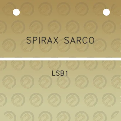 spirax-sarco-lsb1