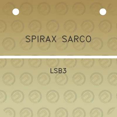 spirax-sarco-lsb3