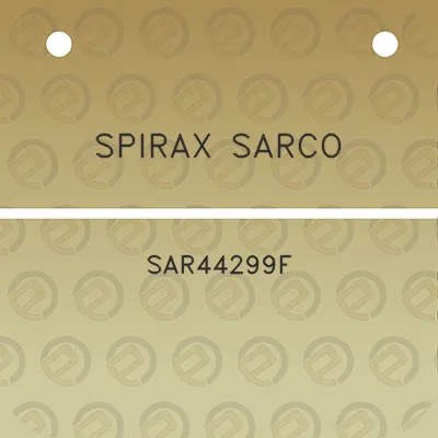 spirax-sarco-sar44299f