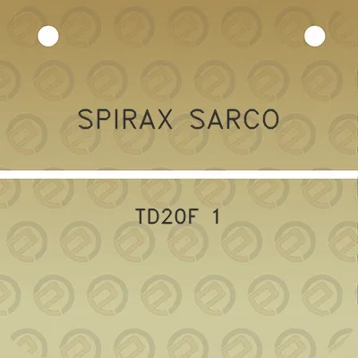 spirax-sarco-td20f-1