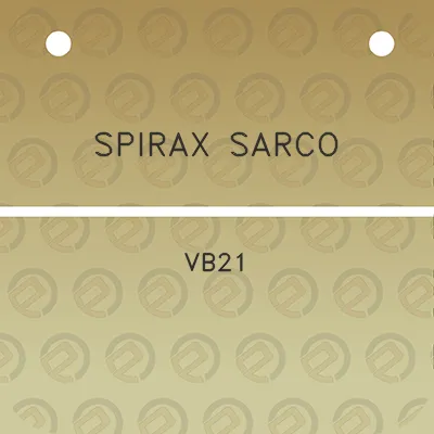 spirax-sarco-vb21