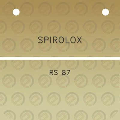 spirolox-rs-87