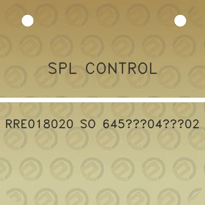 spl-control-rre018020-so-6450402