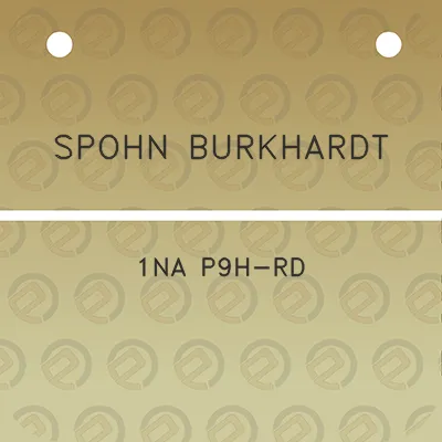 spohn-burkhardt-1na-p9h-rd