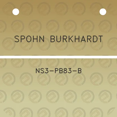 spohn-burkhardt-ns3-pb83-b