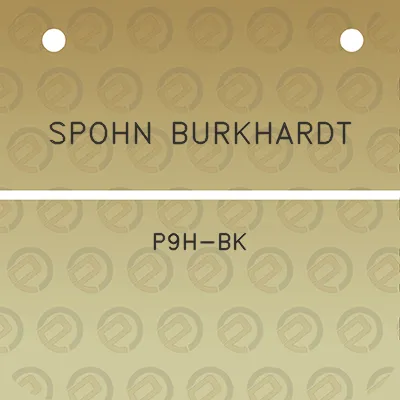 spohn-burkhardt-p9h-bk