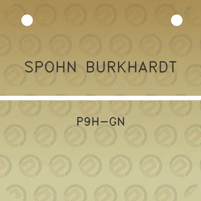 spohn-burkhardt-p9h-gn