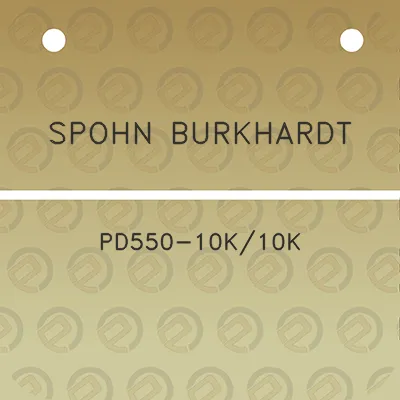 spohn-burkhardt-pd550-10k10k