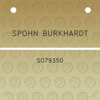 spohn-burkhardt-so79350