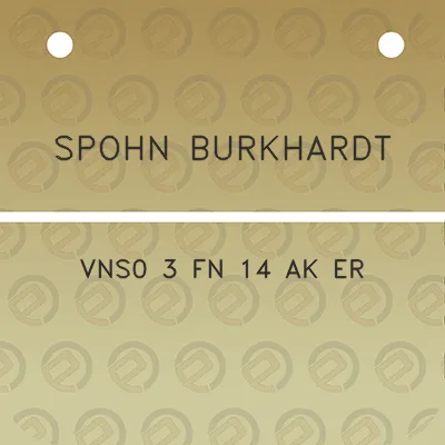 spohn-burkhardt-vns0-3-fn-14-ak-er