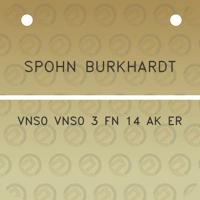 spohn-burkhardt-vns0-vns0-3-fn-14-ak-er