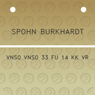 spohn-burkhardt-vns0-vns0-33-fu-14-kk-vr