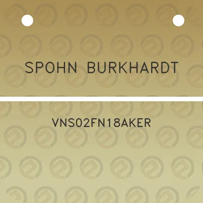 spohn-burkhardt-vns02fn18aker