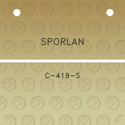 sporlan-c-419-s