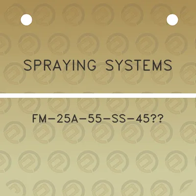 spraying-systems-fm-25a-55-ss-45