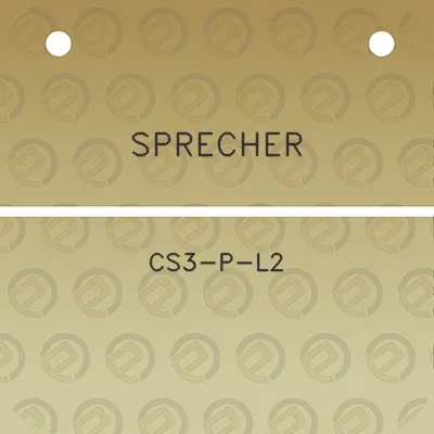 sprecher-cs3-p-l2