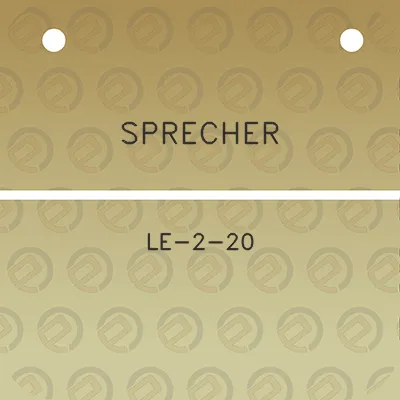 sprecher-le-2-20