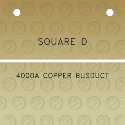 square-d-4000a-copper-busduct