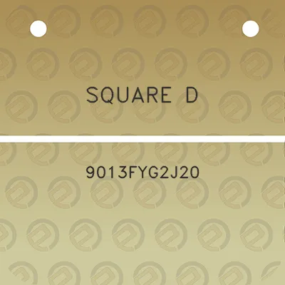 square-d-9013fyg2j20