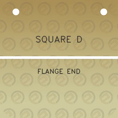 square-d-flange-end