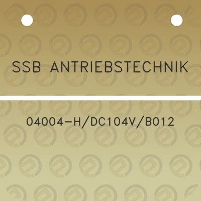 ssb-antriebstechnik-04004-hdc104vb012