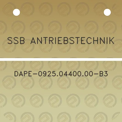 ssb-antriebstechnik-dape-09250440000-b3