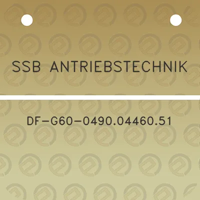 ssb-antriebstechnik-df-g60-04900446051